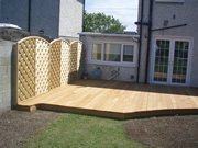 Arched V Panels with Hardwood Deck